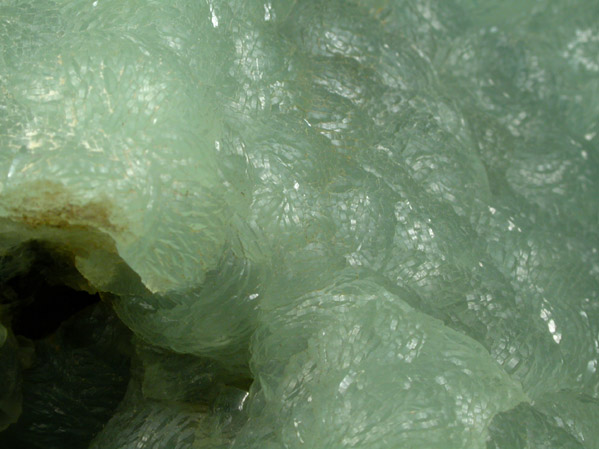 Prehnite from Prospect Park Quarry, Prospect Park, Passaic County, New Jersey