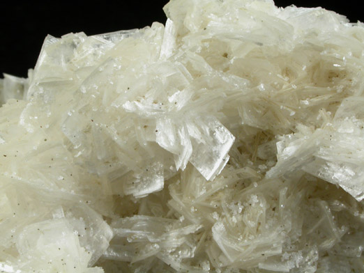 Pectolite over Datolite from Millington Quarry, Bernards Township, Somerset County, New Jersey