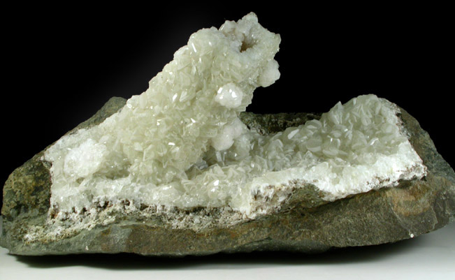 Datolite pseudomorph after Anhydrite with Analcime from Millington Quarry, Bernards Township, Somerset County, New Jersey