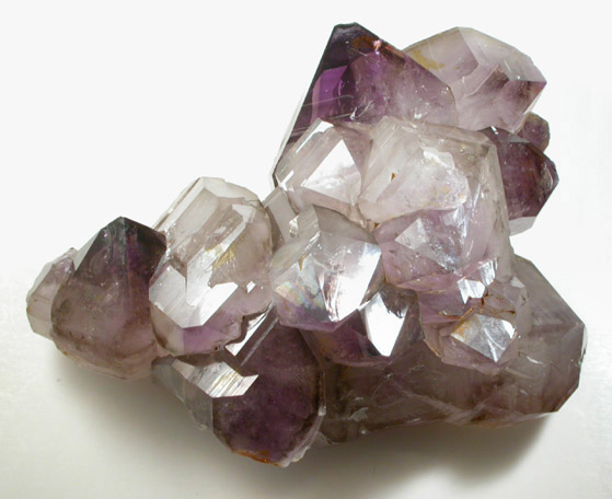 Quartz var. Amethyst Quartz from Reel Mine, Iron Station, Lincoln County, North Carolina