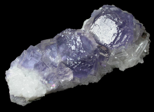 Fluorite on Quartz from Sweet Home Mine, Buckskin Gulch, Alma District, Park County, Colorado