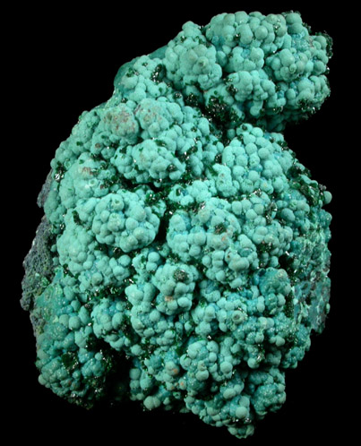 Chrysocolla and Malachite from Kolwezi Mining District, 240 km WNW of Lubumbashi, Katanga Copperbelt, Lualaba Province, Democratic Republic of the Congo