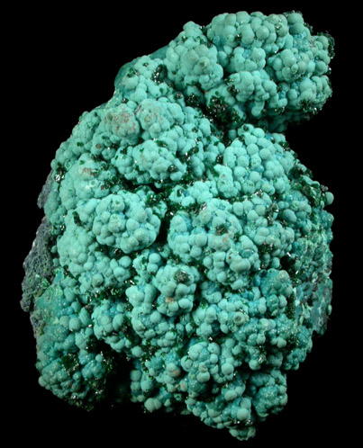 Chrysocolla and Malachite from Kolwezi Mining District, 240 km WNW of  Lubumbashi, Katanga Copperbelt, Lualaba Province, Democratic Republic of the Congo