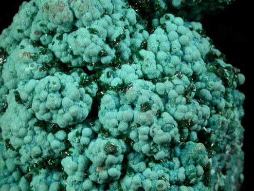 Chrysocolla and Malachite from Kolwezi Mining District, 240 km WNW of  Lubumbashi, Katanga Copperbelt, Lualaba Province, Democratic Republic of the Congo