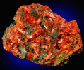 Crocoite with Pyromorphite and Cerussite from Berezovskii, Yekaterinburg Oblast' (Sverdlovsk), Middle Ural Mountains, Russia (Type Locality for Crocoite)