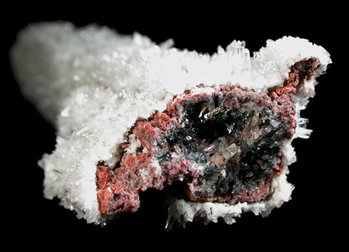 Quartz-Hematite pseudomorph after Epidote from Bessemer Claim, near the north summit of Green Mountain, 8.6 km ENE of North Bend, King County, Washington