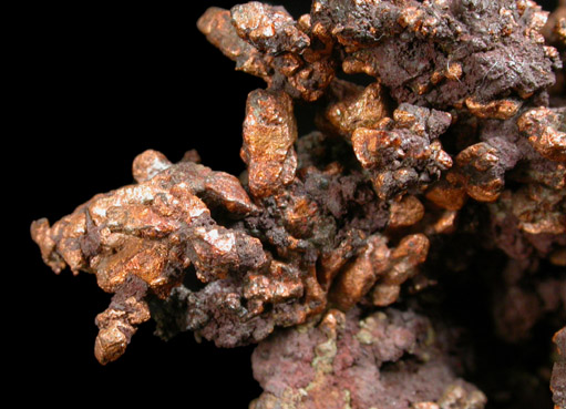 Copper from Copper Queen Mine, Bisbee, Warren District, Cochise County, Arizona