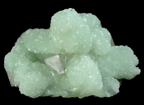 Prehnite pseudomorphs after Glauberite with Calcite from Fanwood Quarry (Weldon Quarry), Watchung, Somerset County, New Jersey