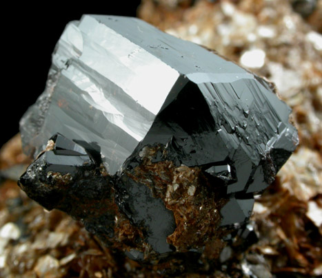 Cassiterite and Muscovite from Linopolis, Divino das Laranjeiras, Minas Gerais, Brazil