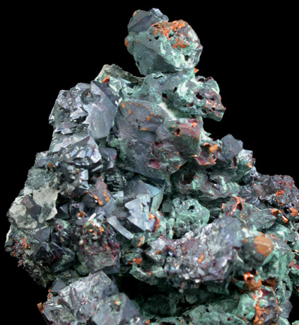 Cuprite and Copper from Itauz Mine, Karaganda Oblast', Kazakhstan