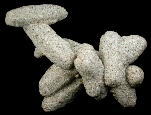 Calcite with sand inclusions from Rattlesnake Butte, Shannon County, South Dakota