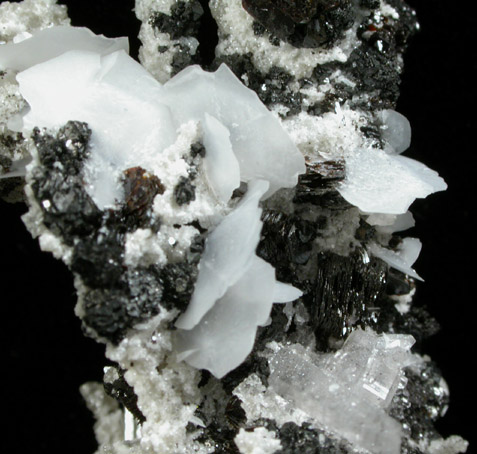 Wurtzite, Calcite, Muscovite from Yaogangxian Mine, Nanling Mountains, Hunan Province, China