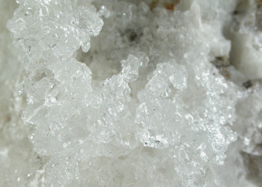 Opal var. Hyalite on Albite from Pacific Tin Feldspar Quarry, Spruce Pine, Mitchell County, North Carolina