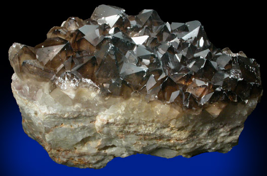 Quartz var. Smoky from St. Austell District, Cornwall, England