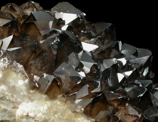 Quartz var. Smoky from St. Austell District, Cornwall, England