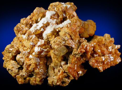 Wulfenite with Calcite from Crna (Schwarzenbach), Mezica, Mount Peca, Carinthia, Slovenia