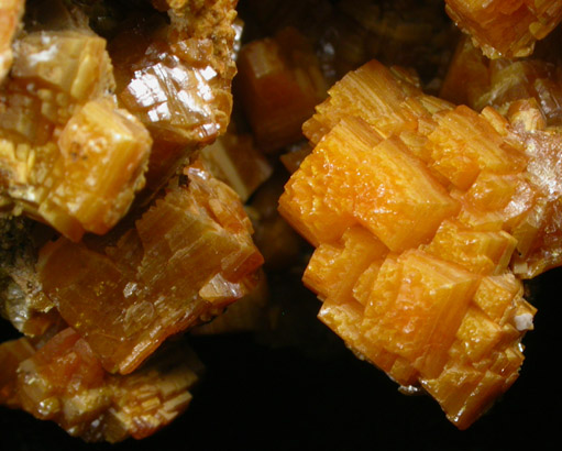 Wulfenite with Calcite from Crna (Schwarzenbach), Mezica, Mount Peca, Carinthia, Slovenia