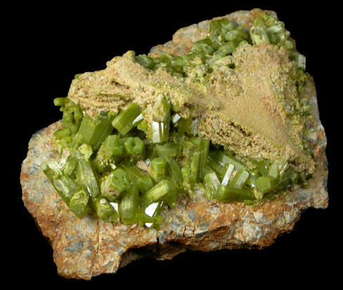 Pyromorphite from Coeur d'Alene District, Shoshone County, Idaho