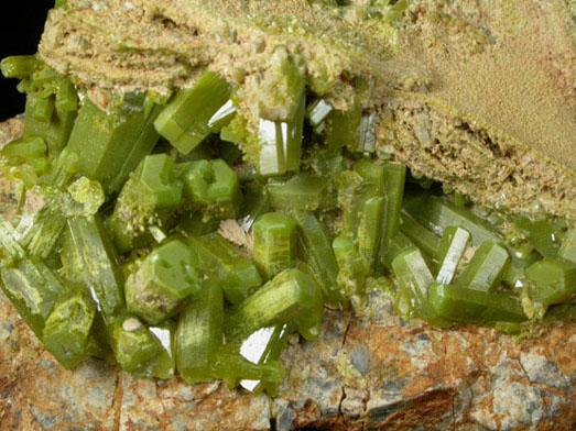 Pyromorphite from Coeur d'Alene District, Shoshone County, Idaho