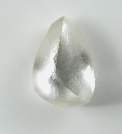 Diamond (1.11 carat pale-gray teardrop-shaped crystal) from Ippy, northeast of Banghi (Bangui), Central African Republic