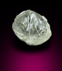 Diamond (0.81 carat colorless octahedral crystal) from Oranjemund District, southern coastal Namib Desert, Namibia