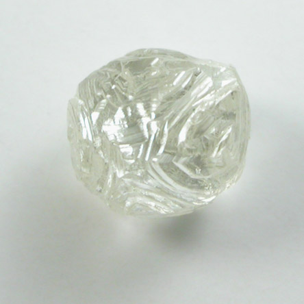 Diamond (0.81 carat colorless octahedral crystal) from Oranjemund District, southern coastal Namib Desert, Namibia