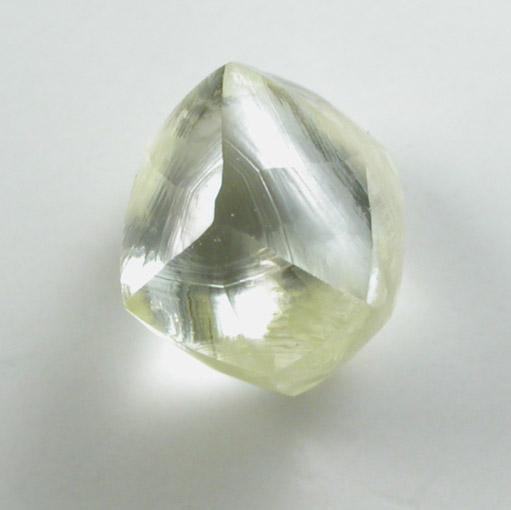Diamond (1.53 carat yellow tetrahexahedral crystal) from Premier Mine, Gauteng Province, South Africa