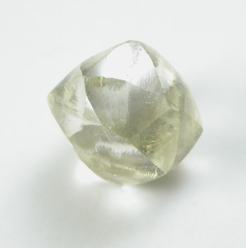 Diamond (1.04 carat yellow tetrahexahedral crystal) from Premier Mine, Gauteng Province, South Africa