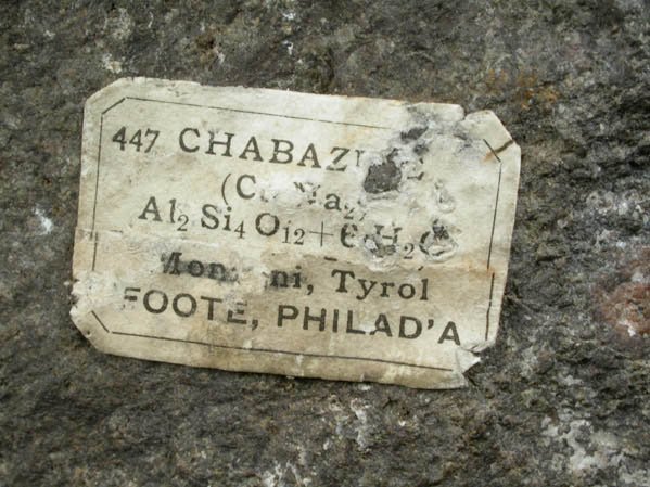 Chabazite from Monzoni Mountains, Trentino-Alto Adige, Italy