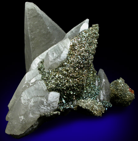 Calcite with Marcasite from Brushy Creek Mine, Viburnum Trend, Reynolds County, Missouri