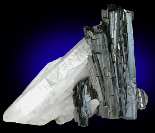 Hbnerite with Quartz from Huallapon Mine, Pasto Bueno, Ancash Province, Peru