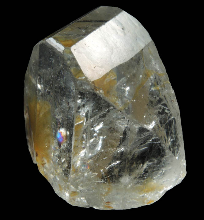 Topaz with Limonite inclusions from Klein Spitzkoppe, 56 km WNW of Usakos, Erongo region, Namibia