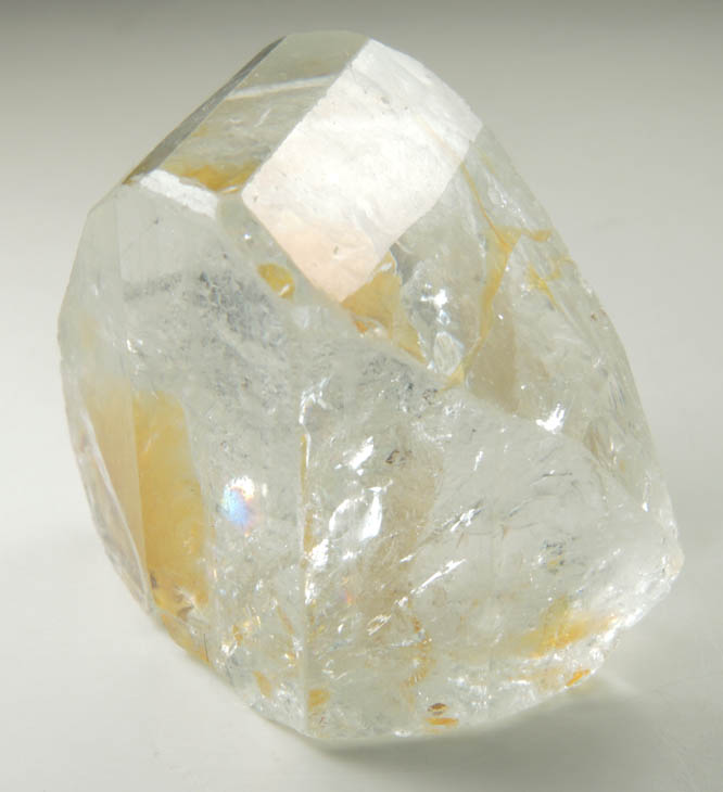 Topaz with Limonite inclusions from Klein Spitzkoppe, 56 km WNW of Usakos, Erongo region, Namibia