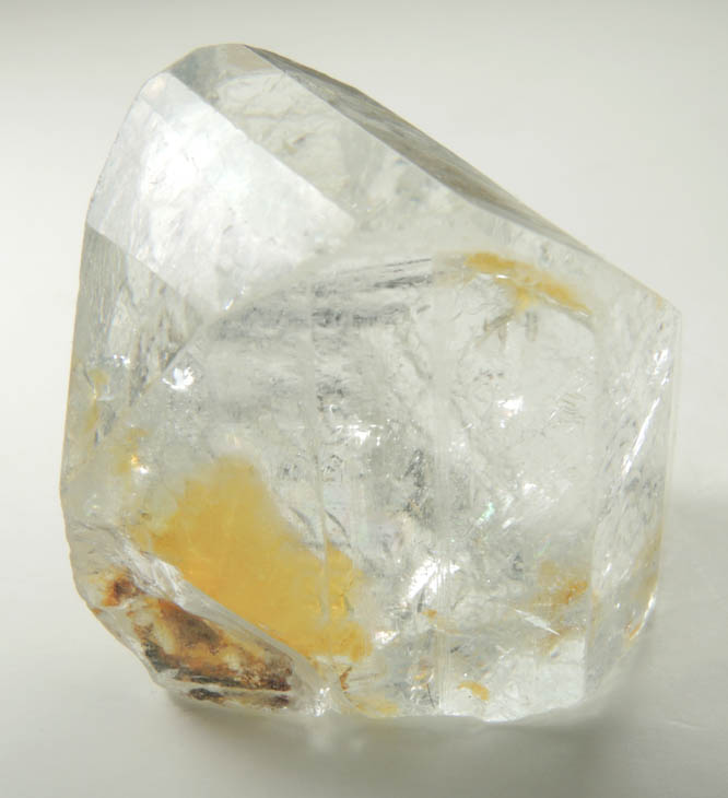 Topaz with Limonite inclusions from Klein Spitzkoppe, 56 km WNW of Usakos, Erongo region, Namibia