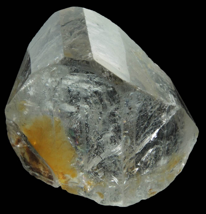 Topaz with Limonite inclusions from Klein Spitzkoppe, 56 km WNW of Usakos, Erongo region, Namibia