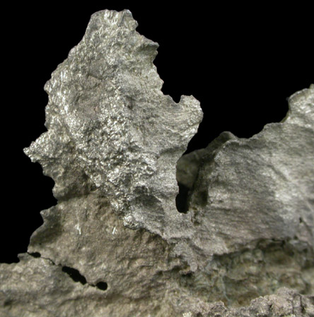 Silver var. Kongsbergite from Nieder-Beerbach, Odenwald, Hesse, Germany