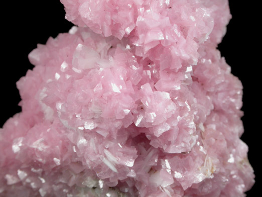 Rhodochrosite with Barite from Hotazel Mine, Kalahari Manganese Field, Northern Cape Province, South Africa