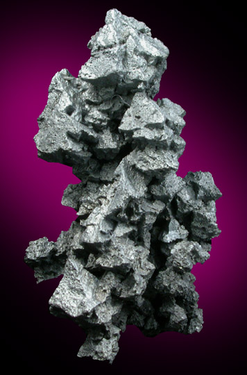 Acanthite from Mine d'Imider, 6.2 km ESE of Imiter, Tinghir Province, Dra-Tafilalet, Morocco