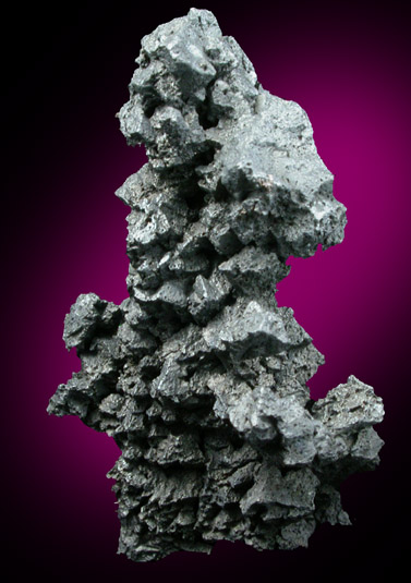 Acanthite from Mine d'Imider, 6.2 km ESE of Imiter, Tinghir Province, Dra-Tafilalet, Morocco