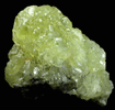 Prehnite on Graphite from Merelani Hills, western slope of Lelatama Mountains, Arusha Region, Tanzania