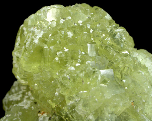 Prehnite on Graphite from Merelani Hills, western slope of Lelatama Mountains, Arusha Region, Tanzania