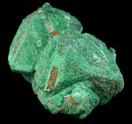 Cuprite with Malachite coating from Emke Mine, Onganja, Windhoek District, Namibia