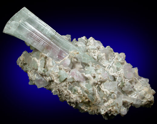 Elbaite Tourmaline from Cryo-Genie Mine, Warner Springs District, San Diego County, California