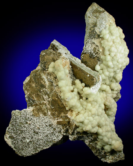 Prehnite and Albite from Interstate 80 road cut, Paterson, Passaic County, New Jersey
