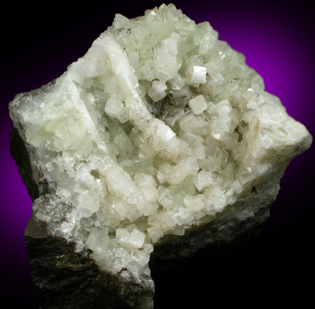 Apophyllite on Datolite from Millington Quarry, Bernards Township, Somerset County, New Jersey