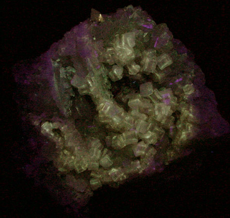 Apophyllite on Datolite from Millington Quarry, Bernards Township, Somerset County, New Jersey