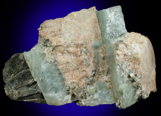 Beryl in Albite with Muscovite from Ham and Weeks Quarry, Wakefield, Carroll County, New Hampshire