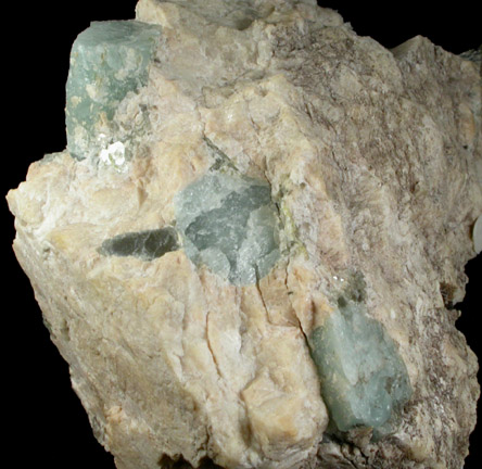 Beryl in Albite with Muscovite from Ham and Weeks Quarry, Wakefield, Carroll County, New Hampshire