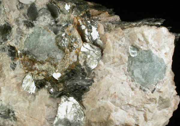 Beryl in Albite with Muscovite from Ham and Weeks Quarry, Wakefield, Carroll County, New Hampshire