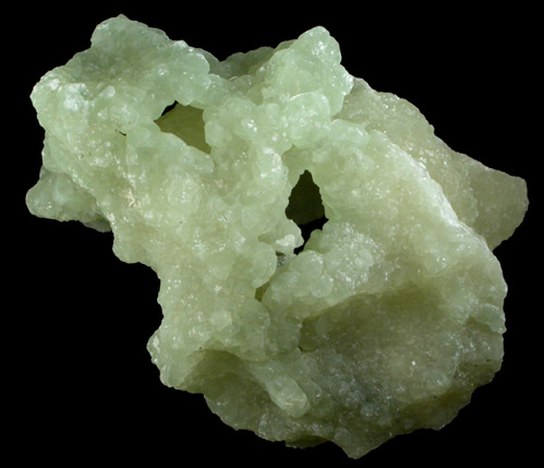 Prehnite from O and G Industries Southbury Quarry, Southbury, New Haven County, Connecticut